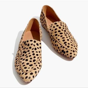 Madewell The Frances Skimmer in Dotted Calf Hair Loafer 7.5